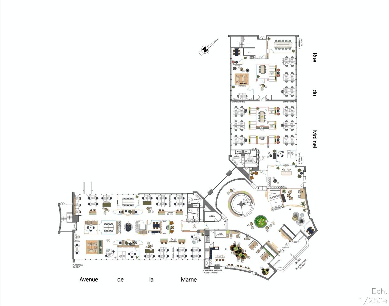 Bureau Wasquehal 4381m² Location bureau Wasquehal Nord OLBUR2201975 13